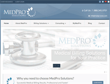 Tablet Screenshot of medpronow.com
